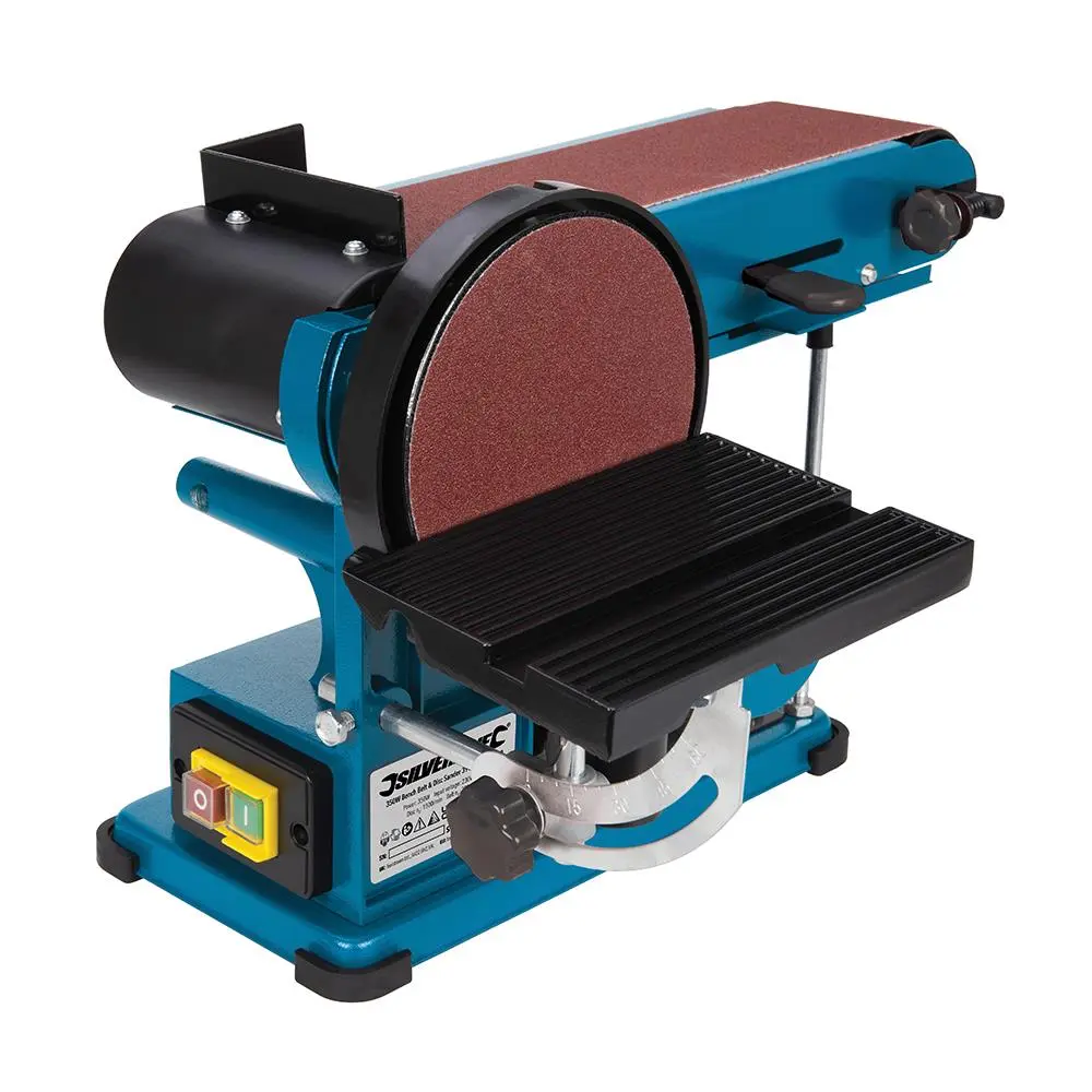 Silverline 350W Bench Belt & Disc Sander 390mm 972660 - Image 2