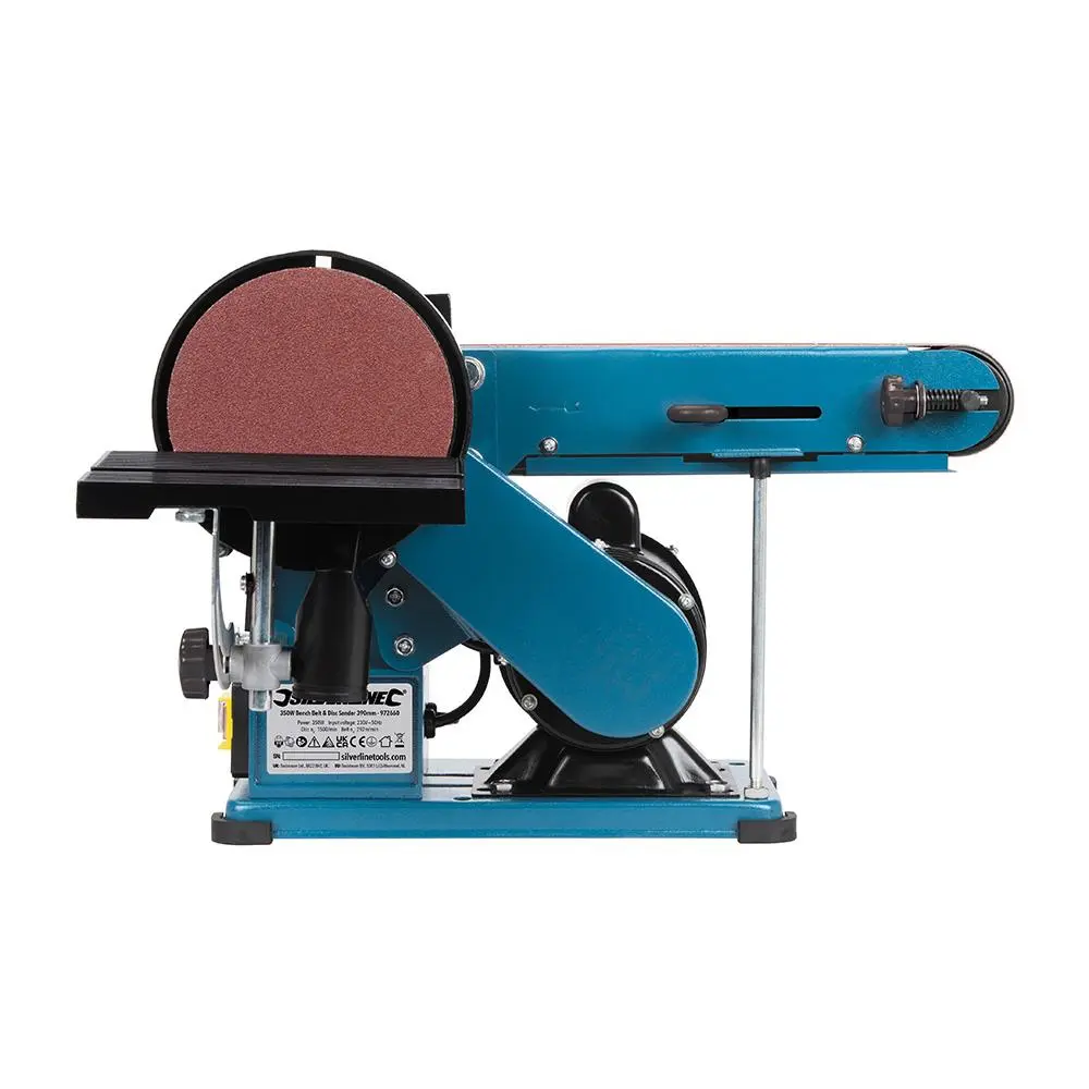 Silverline 350W Bench Belt & Disc Sander 390mm 972660 - Image 3