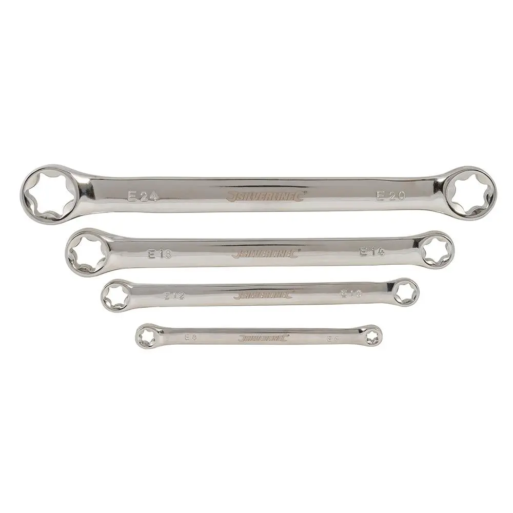 Silverline 4 Piece Trx Spanner Set E6-E24 High Torque Mechanic - Image 3