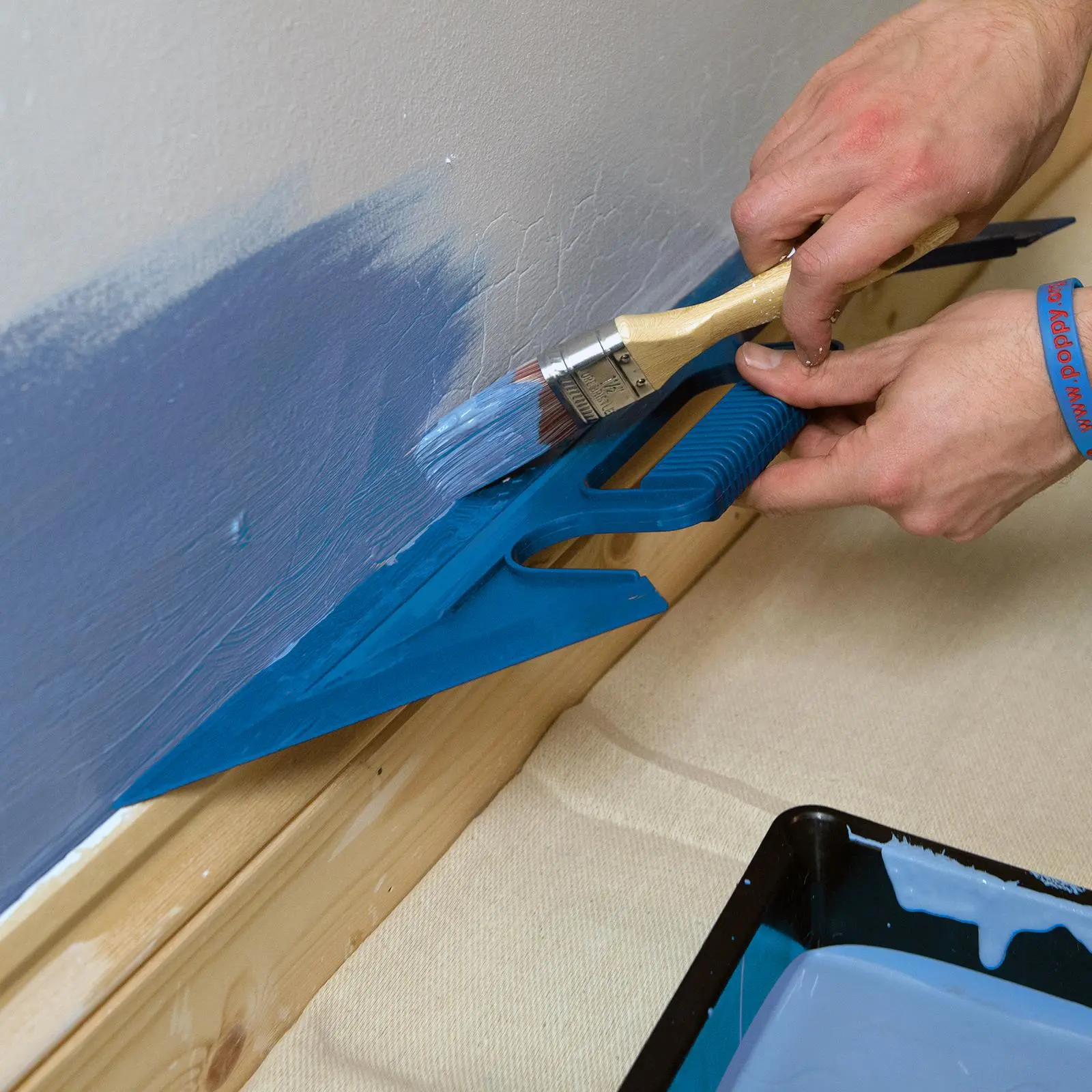 Silverline 450mm Composite Paint Shield Wallpaper Window Masking Decorating - Image 5