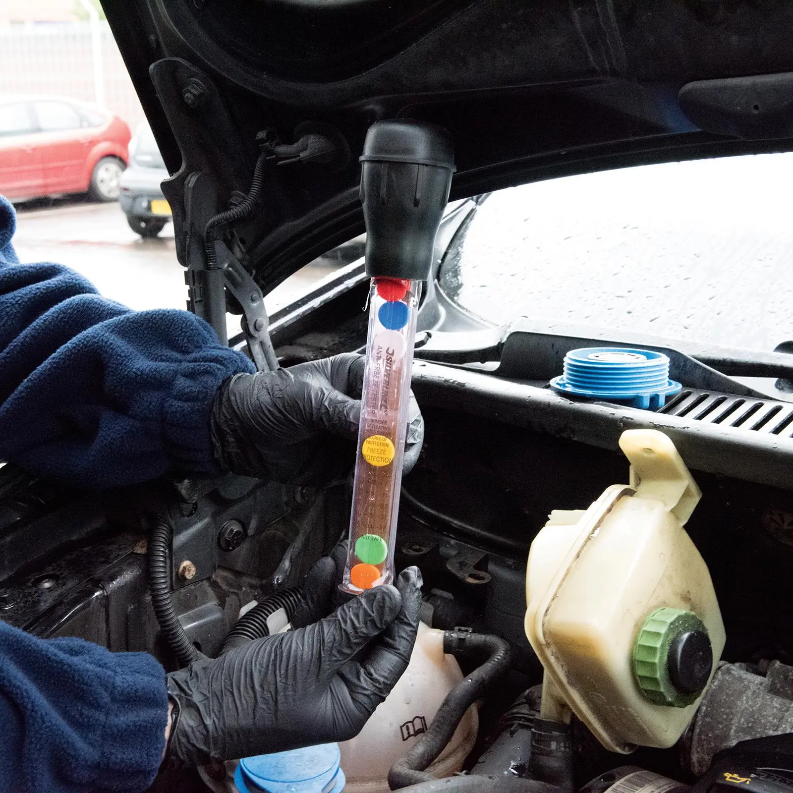 Silverline 460mm Anti Freeze Tester Coolant Radiator Easy Read Temperature - Image 2