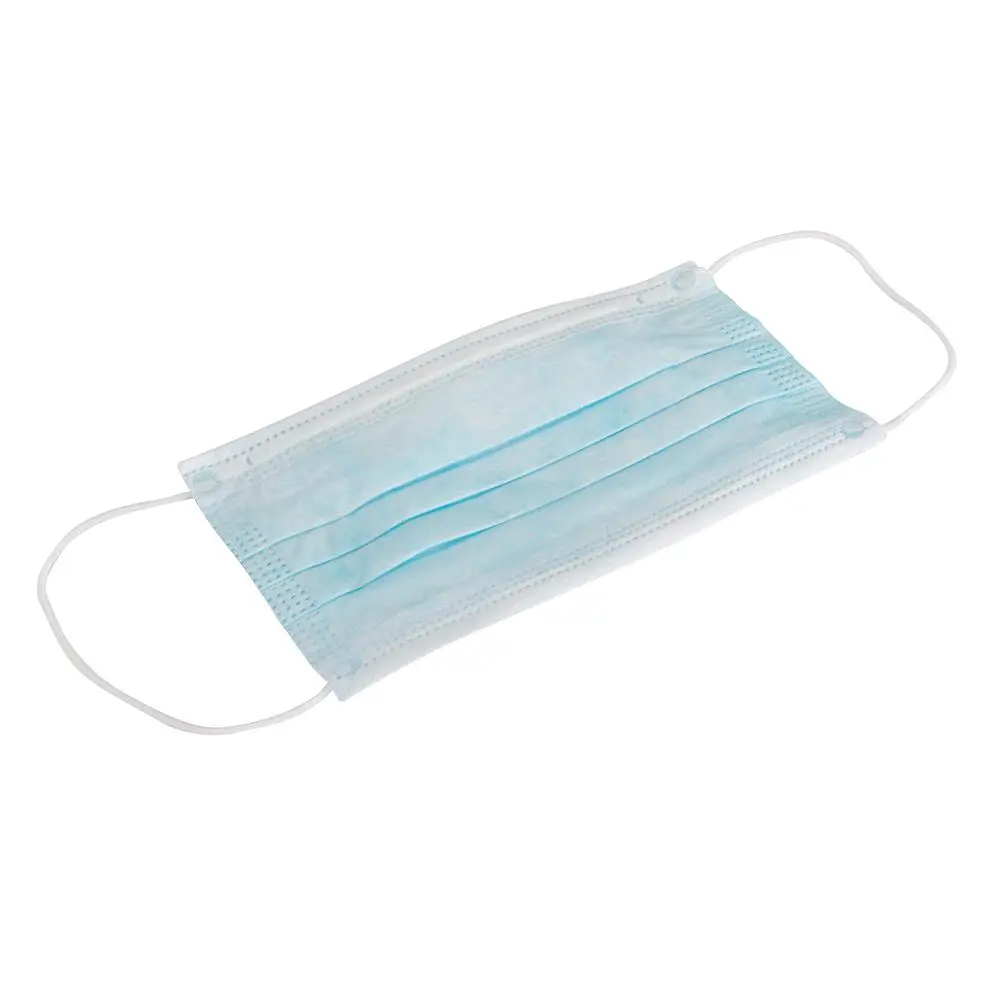 Silverline 50 Pack 3 Ply Disposable Face Masks Dental Nail Salon Surgical Dust - Image 2