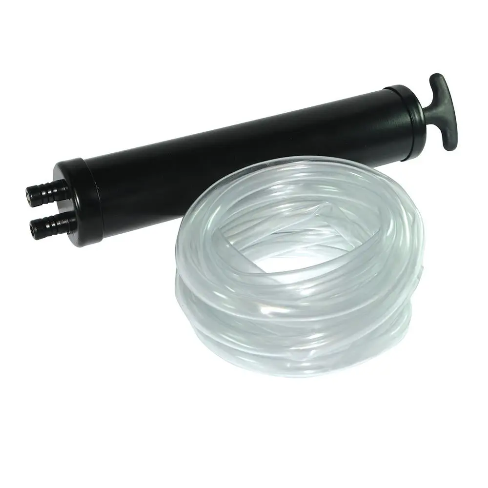 Silverline 500cc Double-Action Fluid Transfer Gun Pump 2.4m Hose Oil Petrol