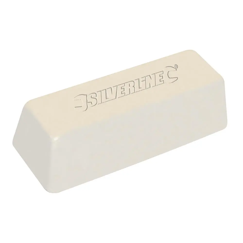 Silverline 500g White Polishing Compound Buffing Steel Hard Metals Iron