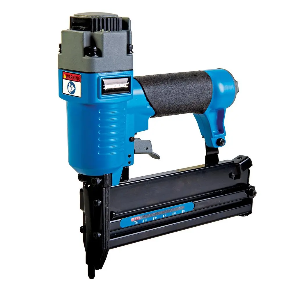 Silverline 50mm 18 Gauge Air Nailer Stapler Brad Nail Staple Gun Tacker - Image 3