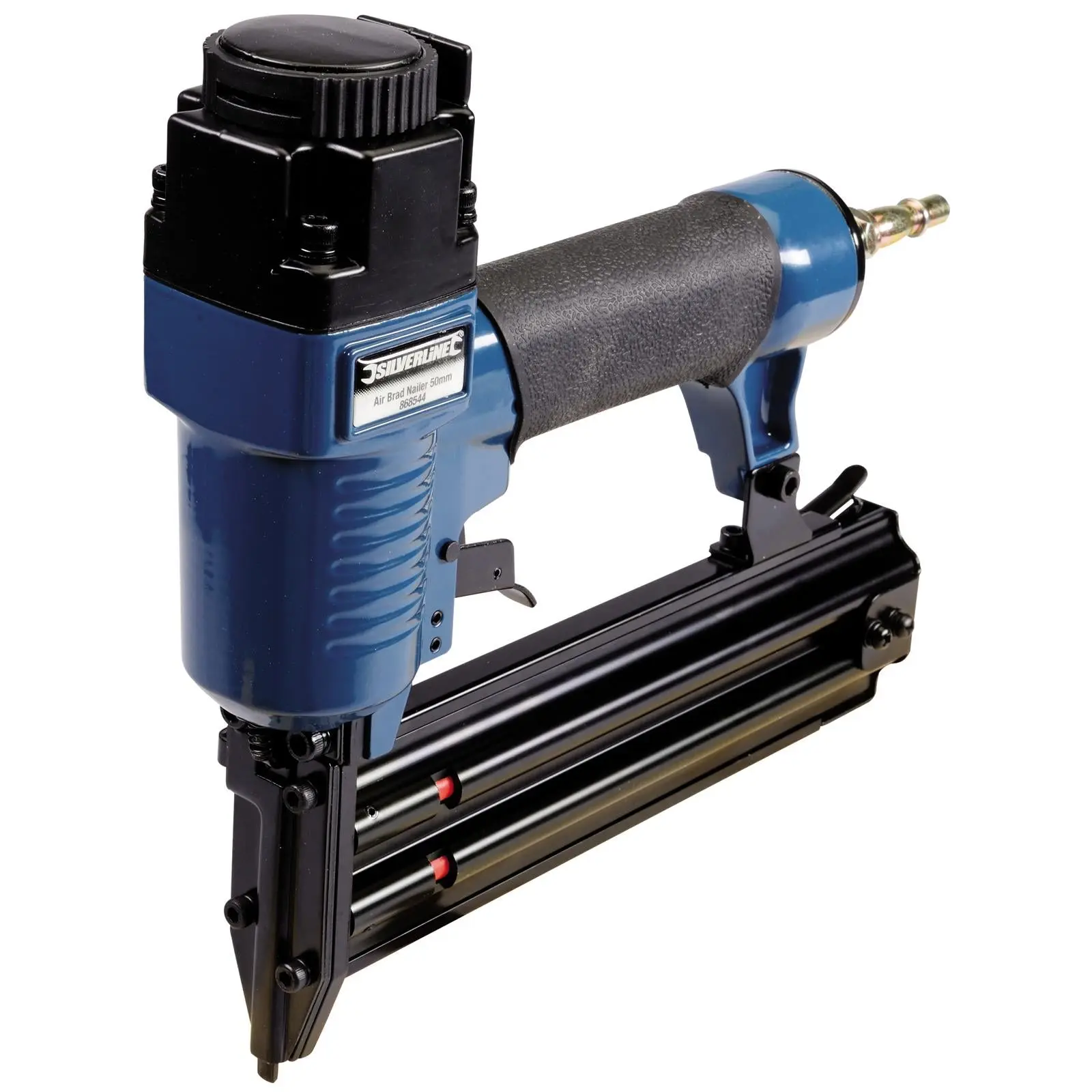 Silverline 50mm Air Brad Nailer 18 Gauge Flooring Woodwork Nail Gun Tool 1/4 - Image 4