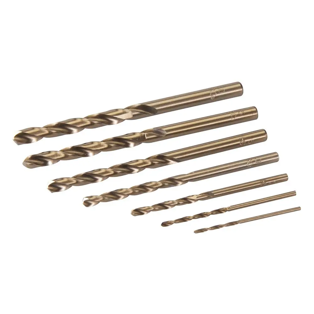 Silverline 7 Piece Cobalt Drill Bit Set 1.5-6mm Titanium Steel Cast Iron - Image 2