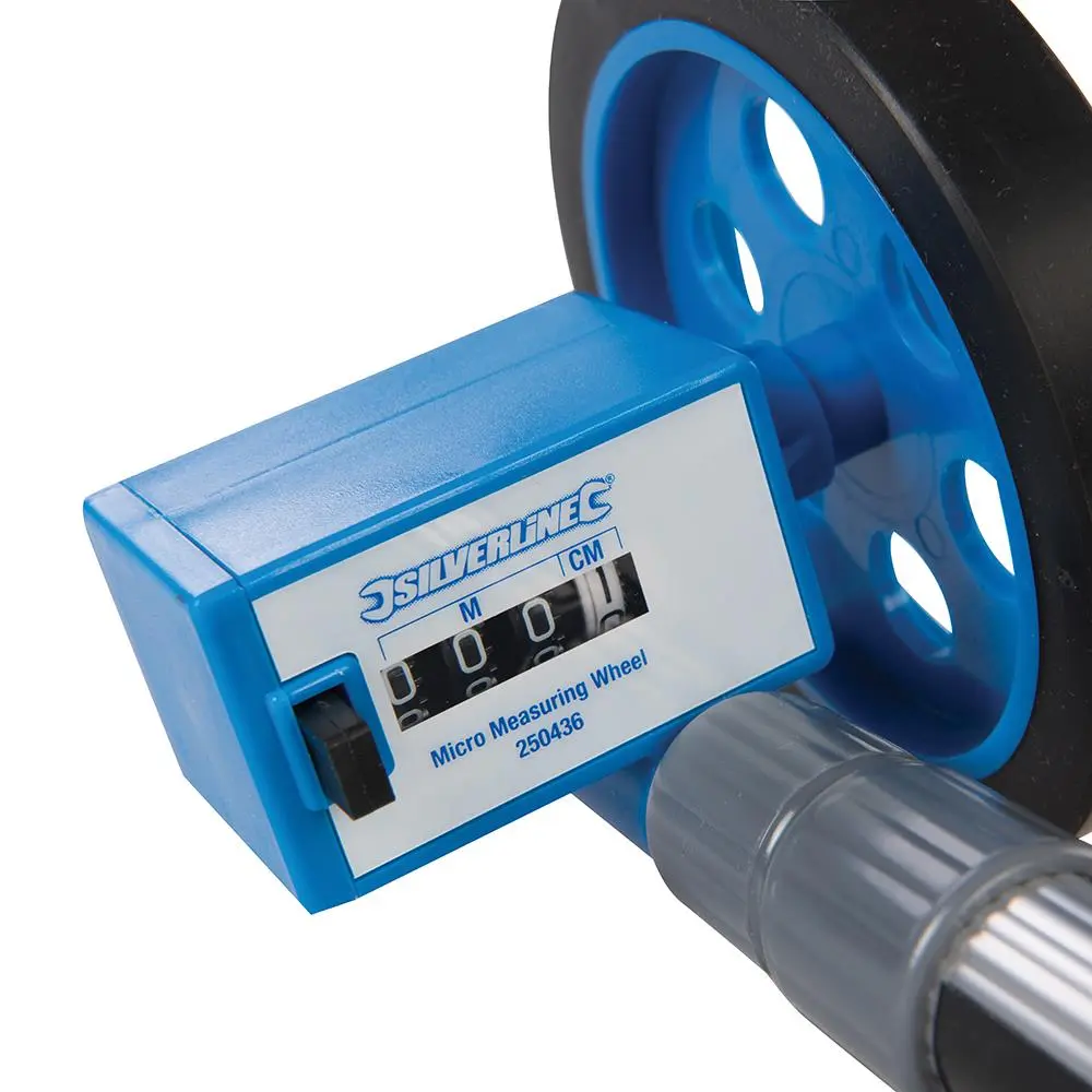 Silverline 999m Micro Measuring Wheel Telescopic 0-999m Metric Compact Distance - Image 5