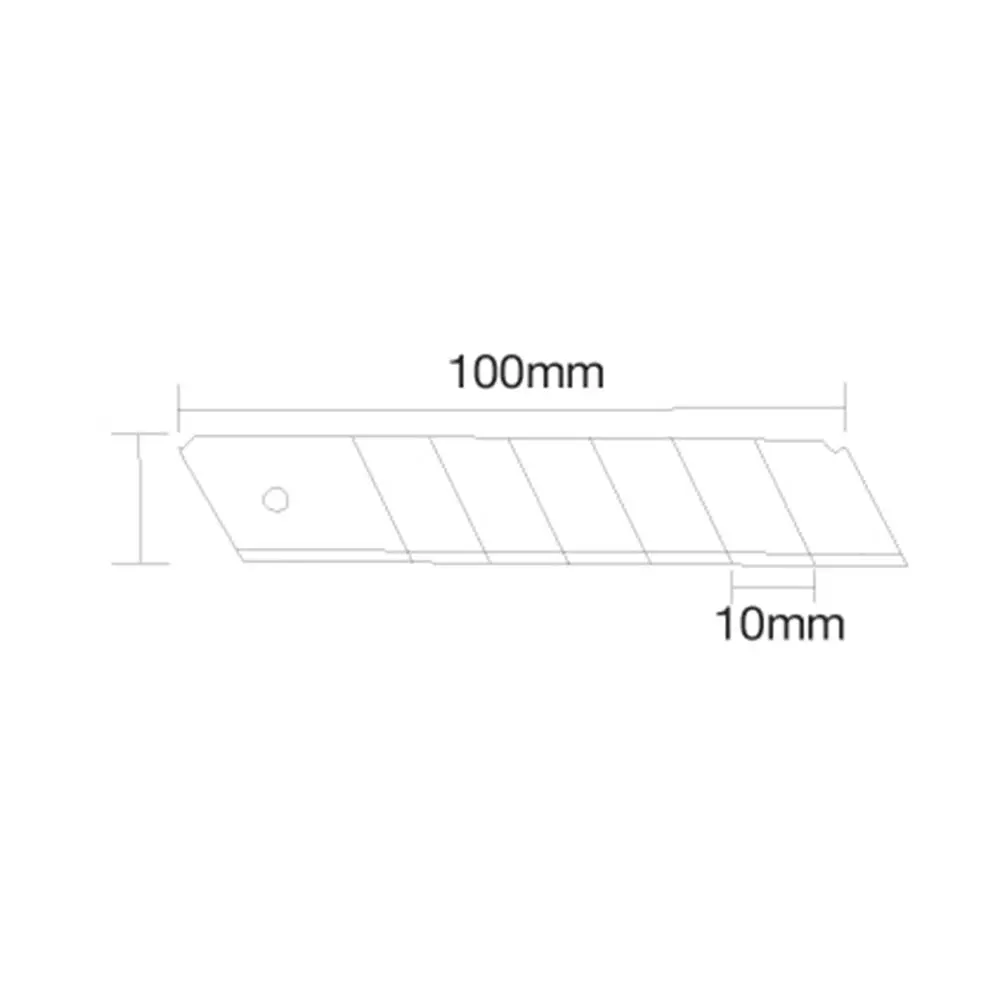 Silverline 9mm Snap Off Blades 10 Piece - Image 3