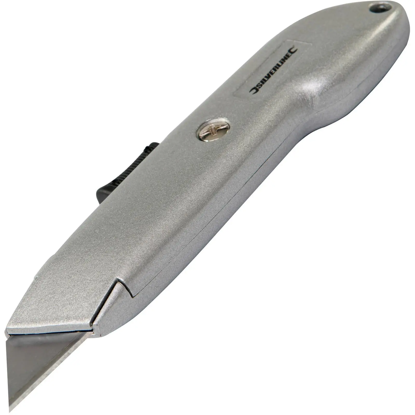 Silverline Automatic Retractable Safety Knife 140mm Cutting Blade - Image 2