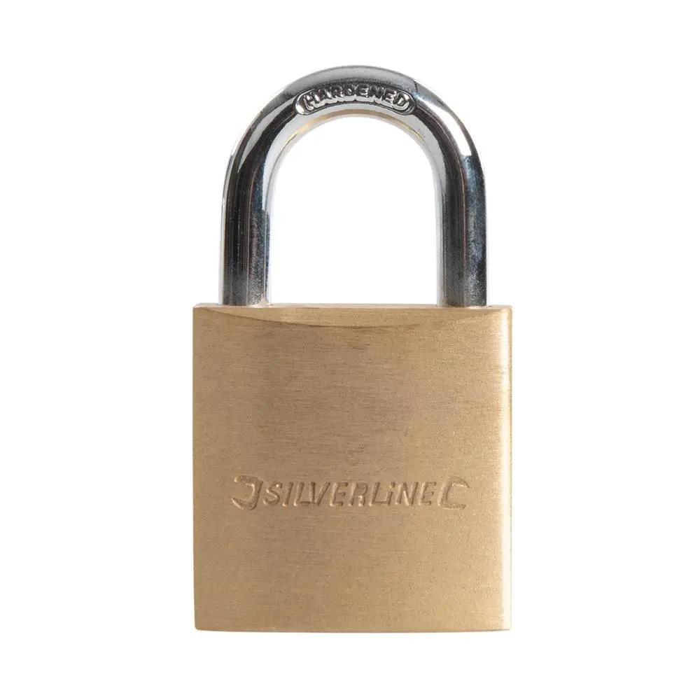 Silverline Brass Padlock 30mm MSS02 - Image 2