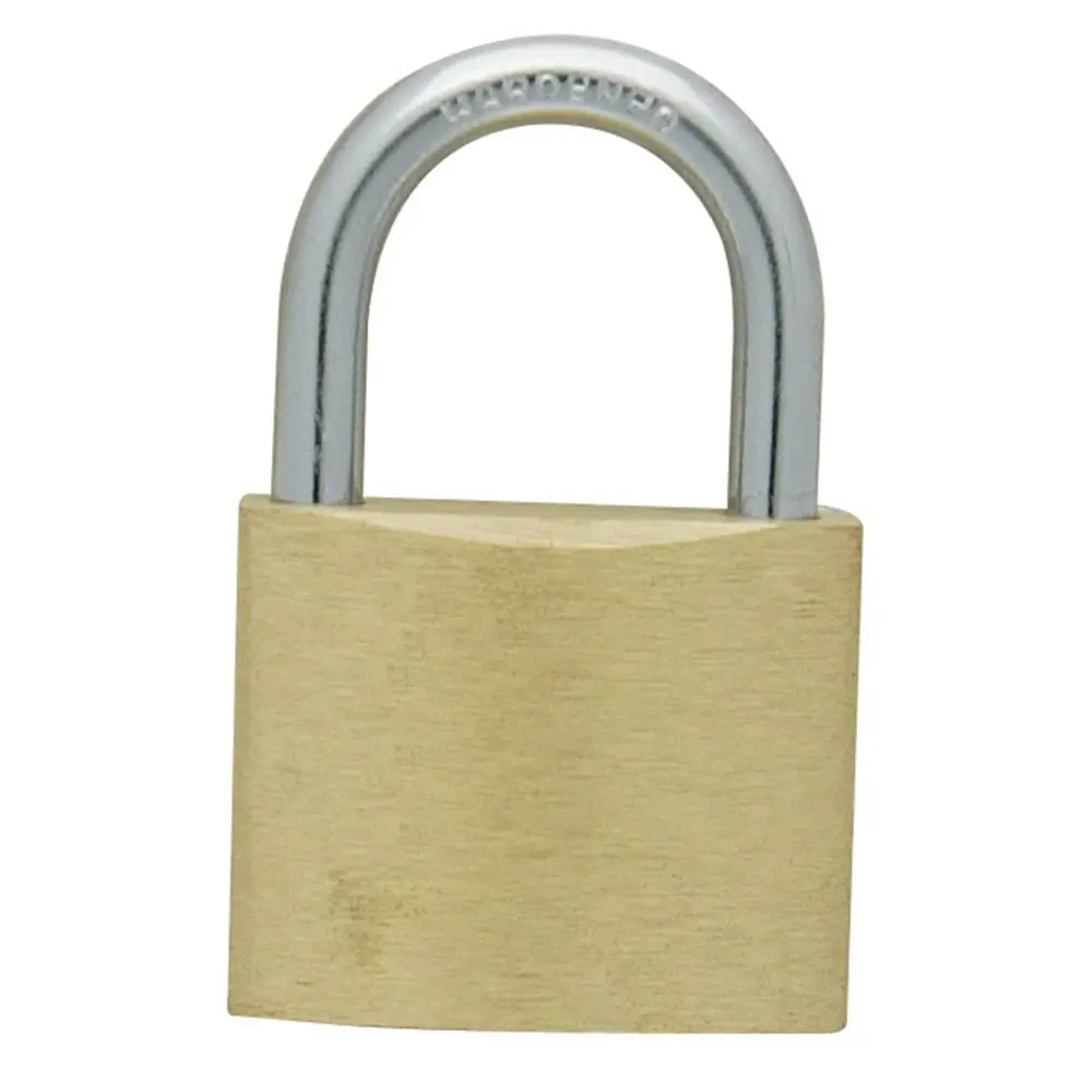 Silverline Brass Padlock Keyed Alike 4pk 40mm 675152 - Image 3
