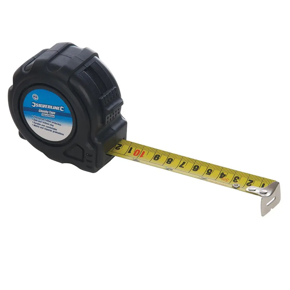 Silverline Chunky Tape 5m / 16ft x 25mm 250192