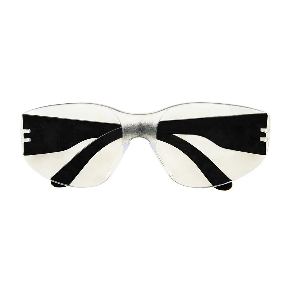 Silverline Clear Wraparound Safety Glasses UV Impact Resistant - Image 3