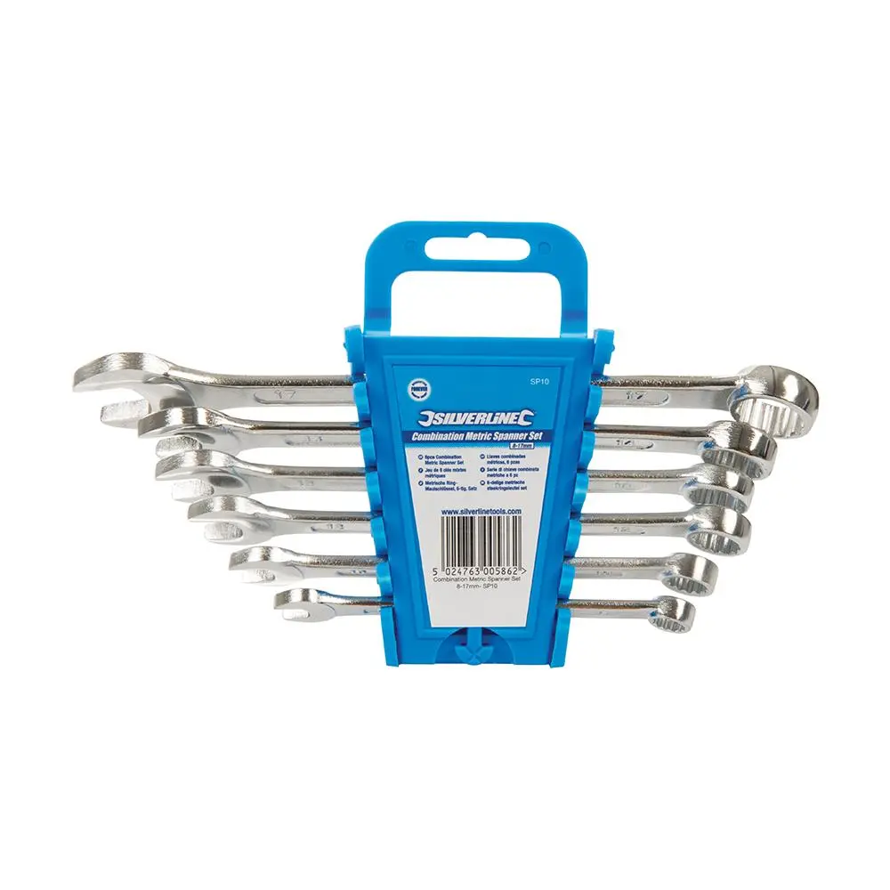 Silverline Combination Metric Spanner Set 6 Piece 8-17mm - Image 3