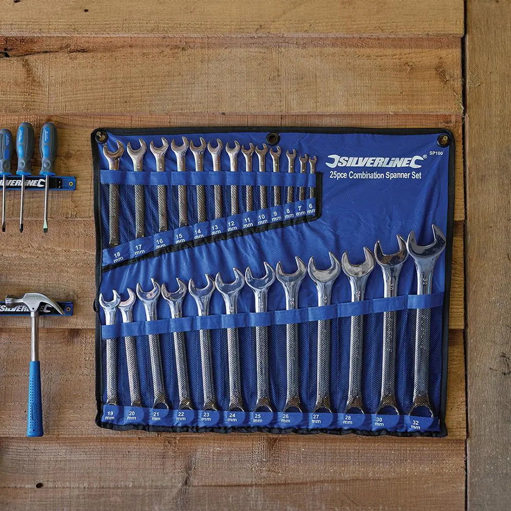 Silverline Combination Spanner Set 25pce 6 - 32mm SP100 - Image 4