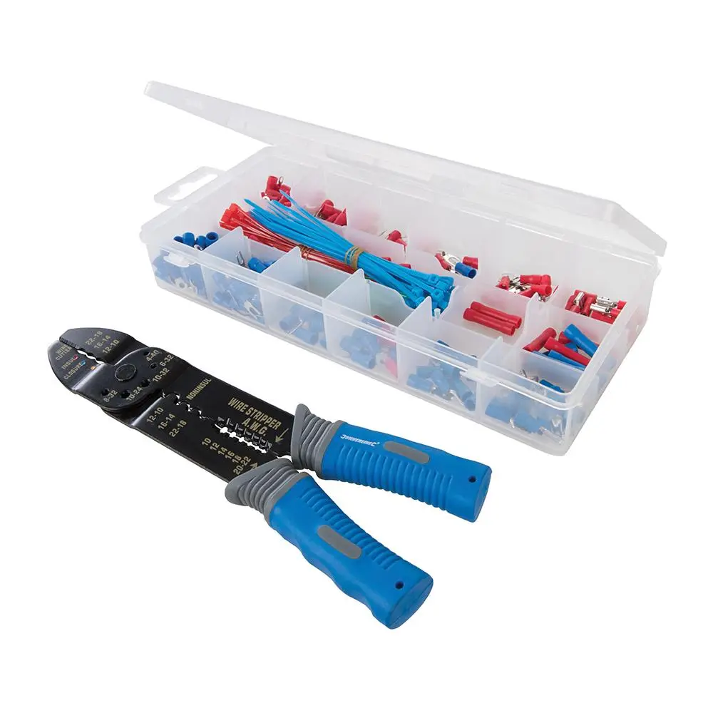 Silverline Crimping Tool Set 271pce 220mm 457054 - Image 2