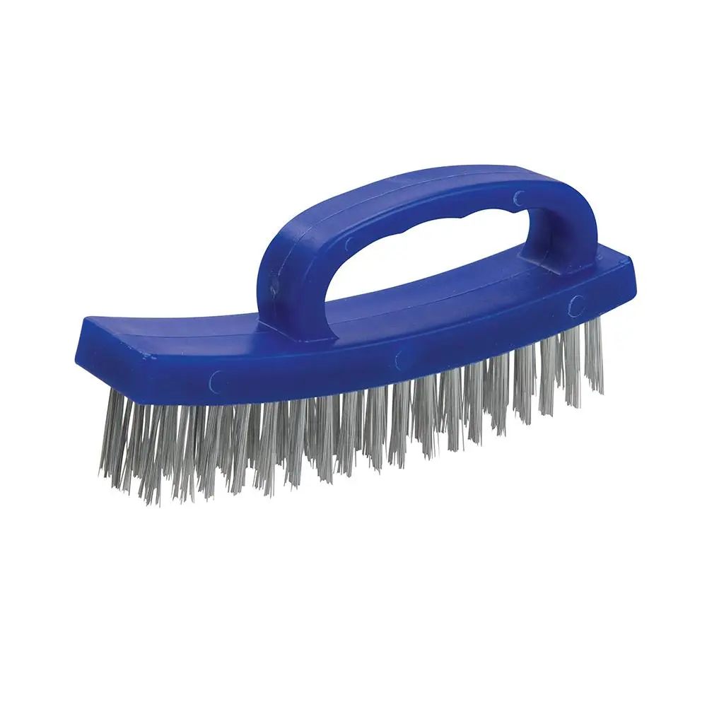 Silverline D-Handle Wire Brush 4 Row 250554 - Image 2
