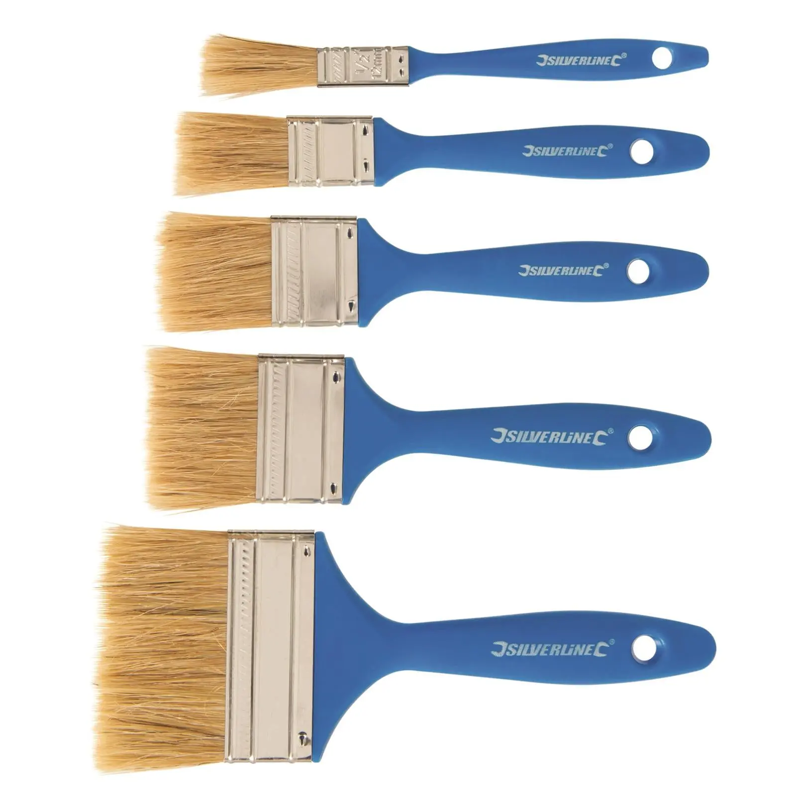 Silverline Disposable Paint Brush Set 5pce - Image 4