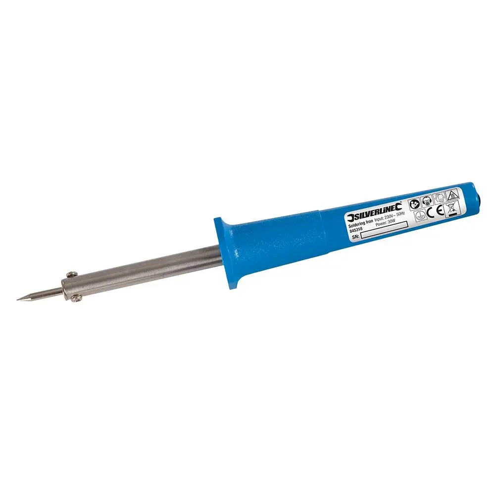 Silverline Electric Soldering Kit 9pce 100W / 30W 845318 - Image 7