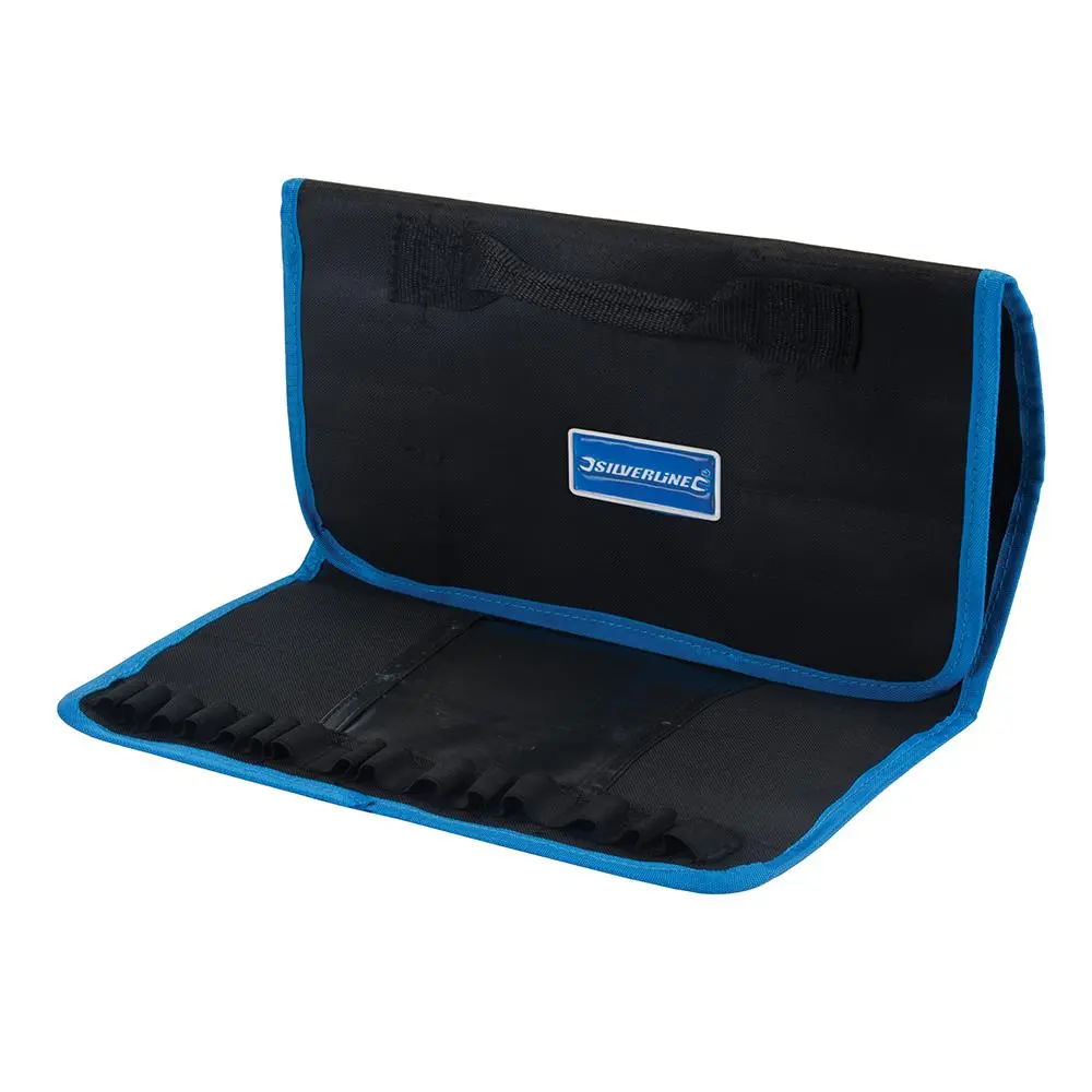 Silverline Expert Tool Roll 760x300mm Carry Bag Multi Pocket Strong Handles - Image 3