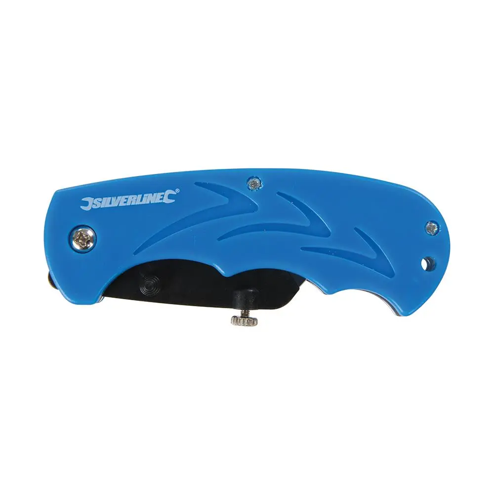 Silverline Folding Utility Knife 160mm 373728 - Image 6