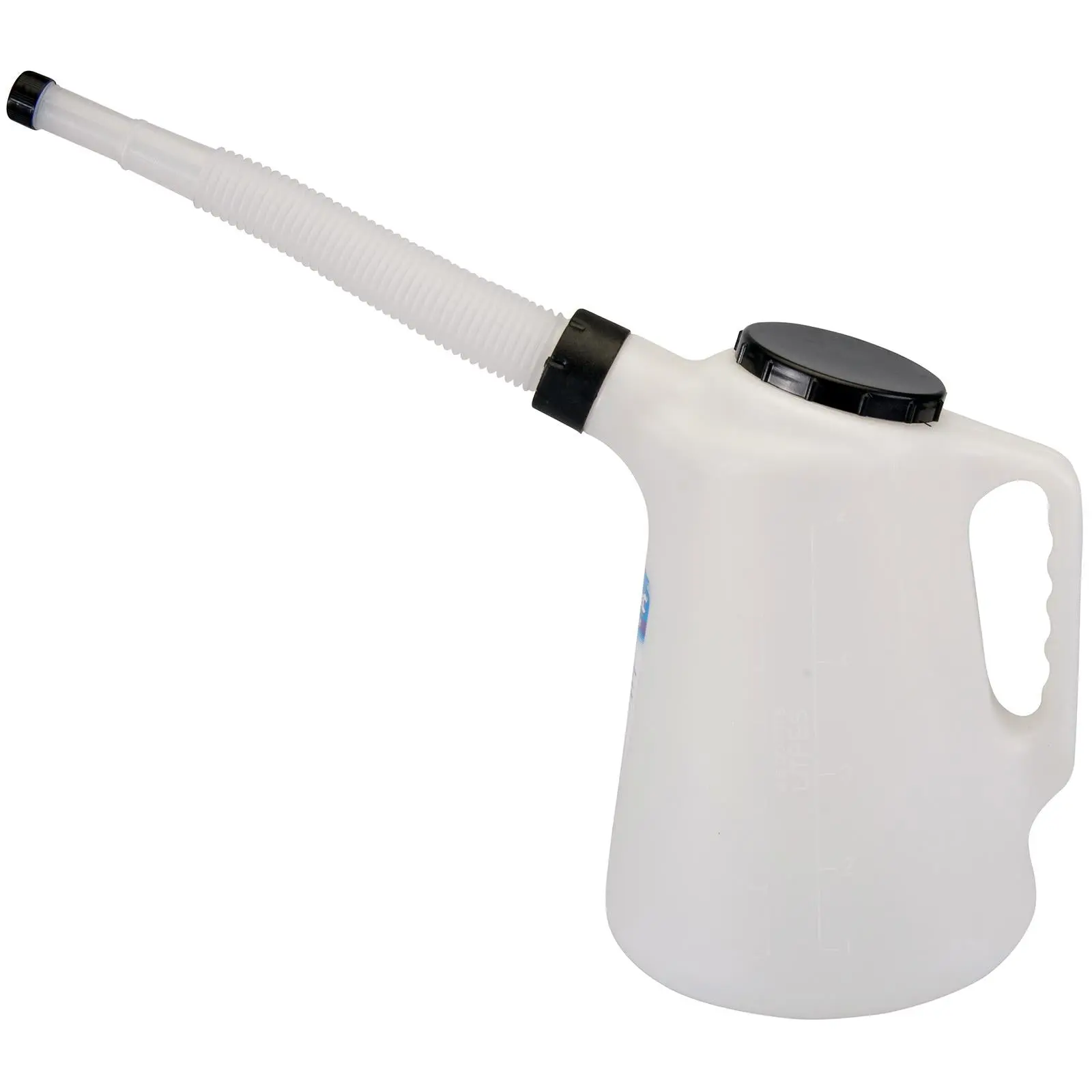 Silverline Graduated Pourer Measuring Jug 1L 5L Litre Oil Fluid Auto Fuel - Image 2