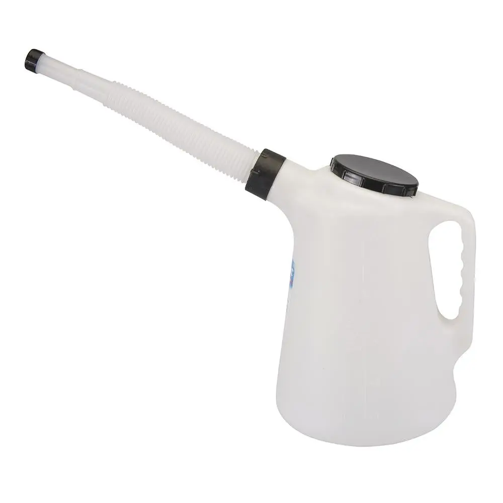 Silverline Graduated Pourer Measuring Jug 1L 5L Litre Oil Fluid Auto Fuel - Image 6
