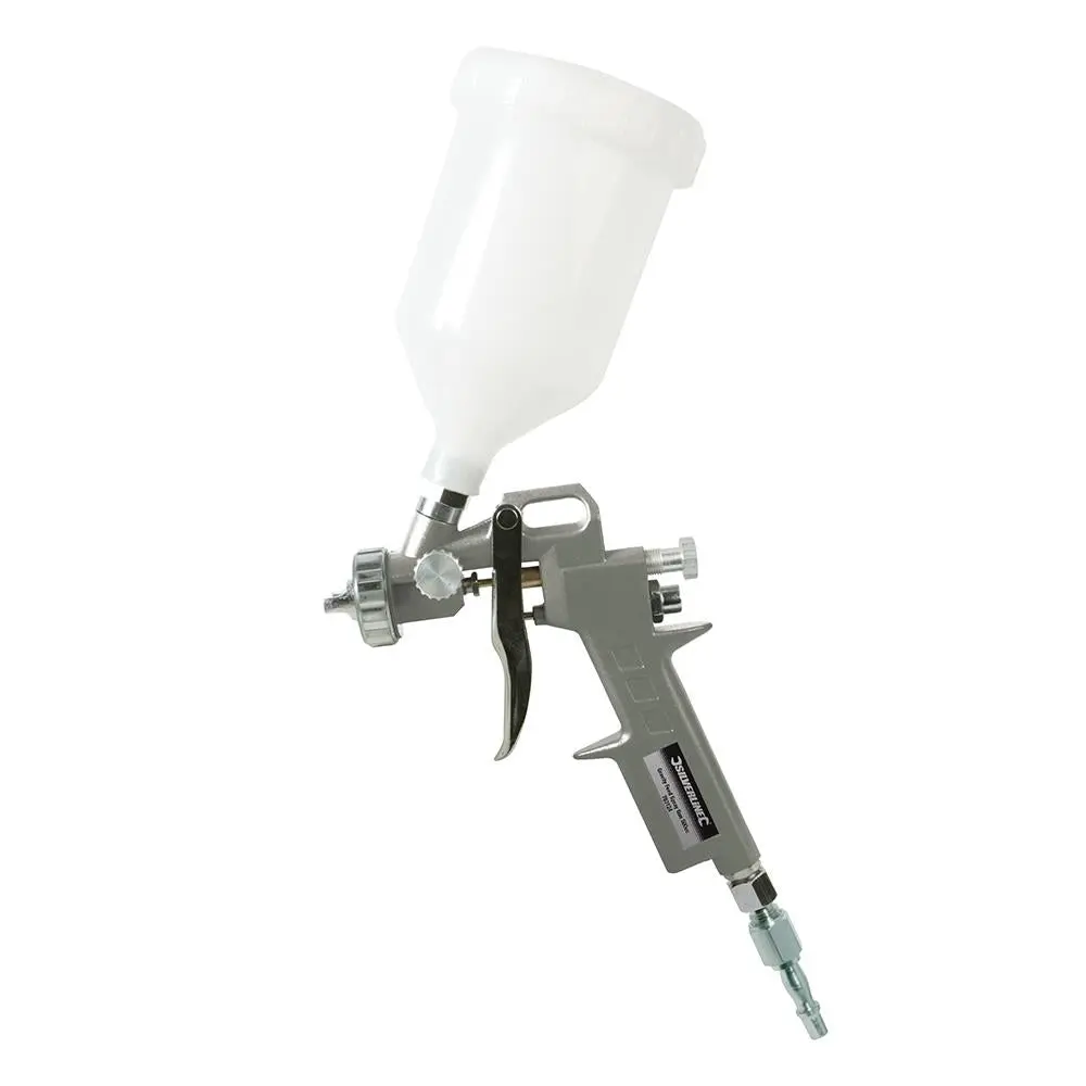 Silverline Gravity Feed Spray Gun 500ml 783124 - Image 2