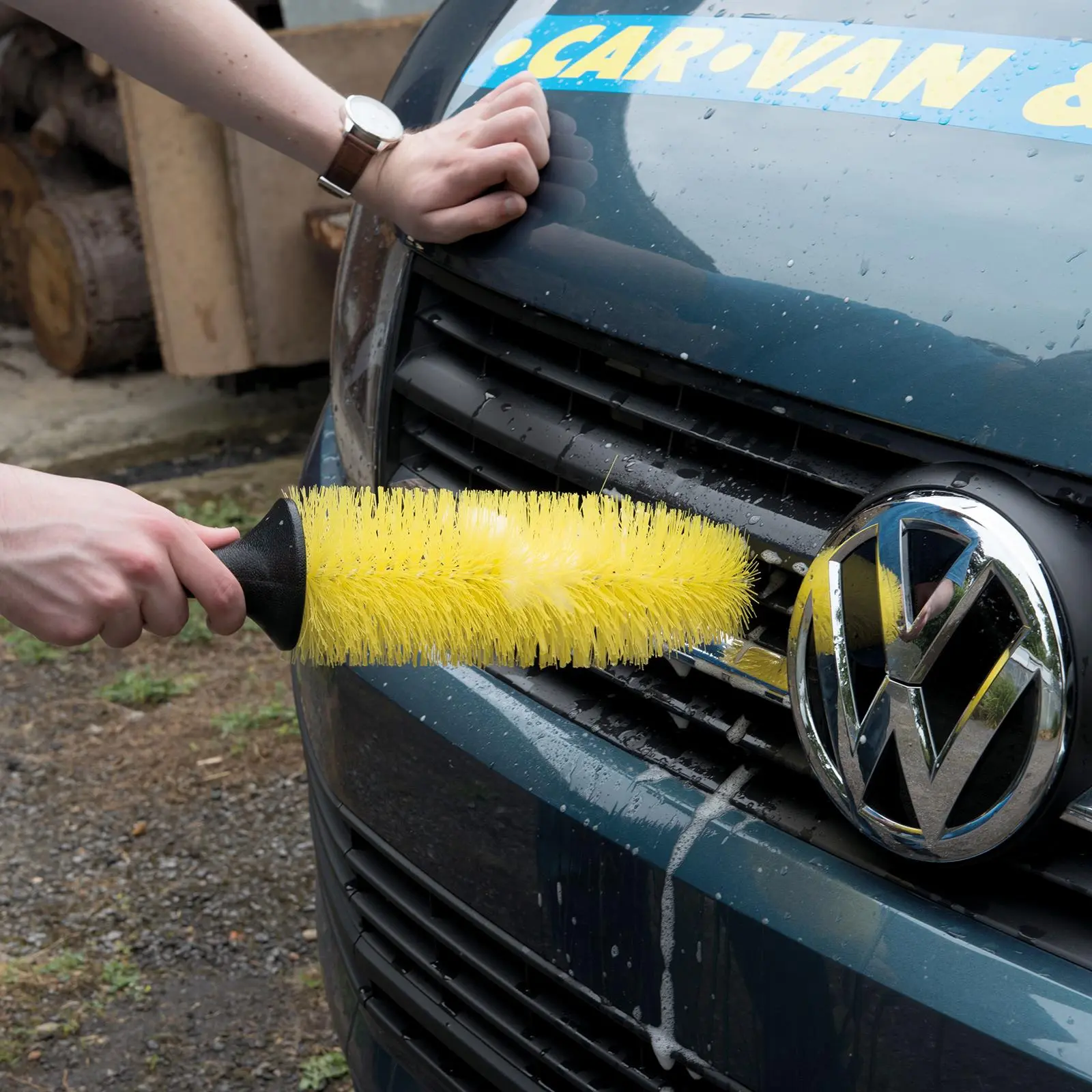 Silverline Grille and Wheel Cleaning Brush 370mm - Image 5