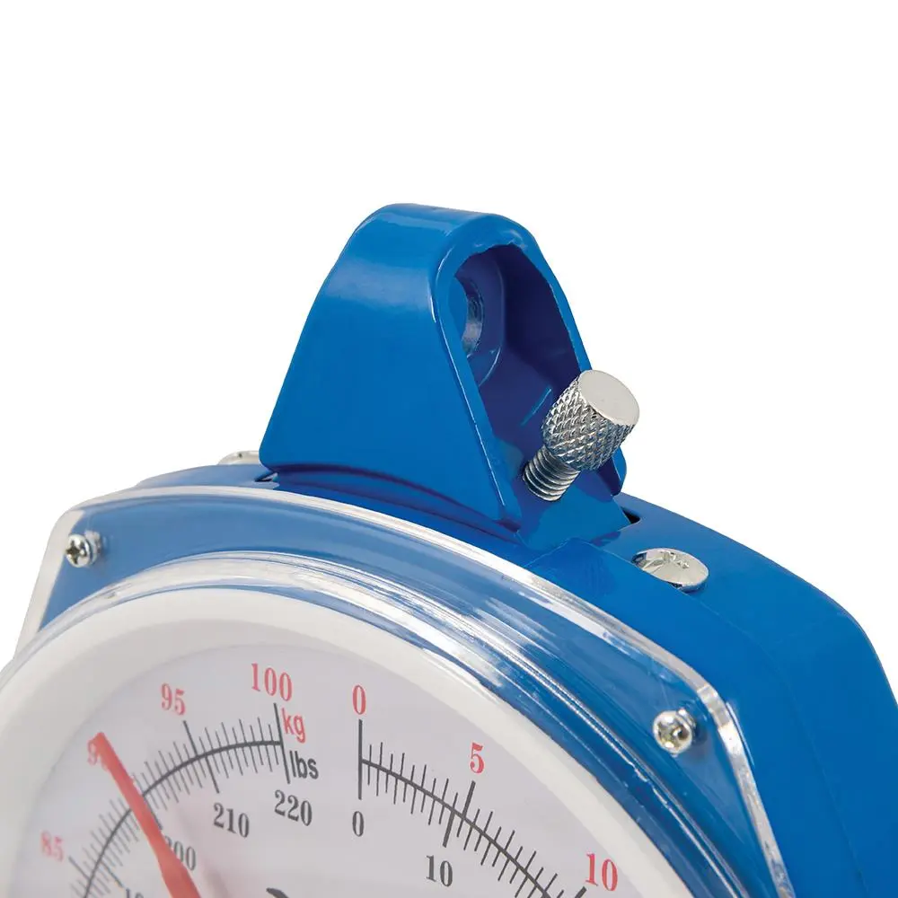Silverline Hanging Scales Heavy Duty 100kg Metric and Imperial Rigid Hook Fishing - Image 2