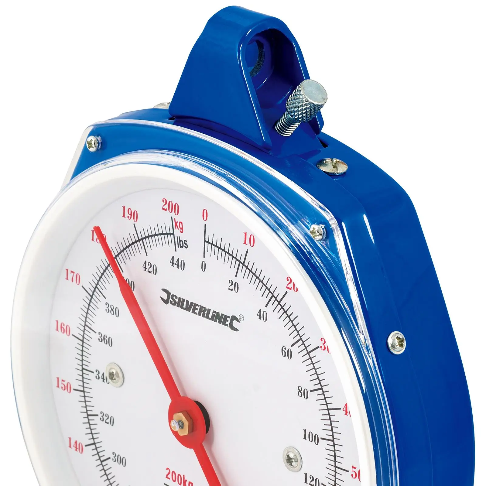 Silverline Hanging Scales Heavy Duty 200kg Metric and Imperial Rigid Hook Fishing - Image 7