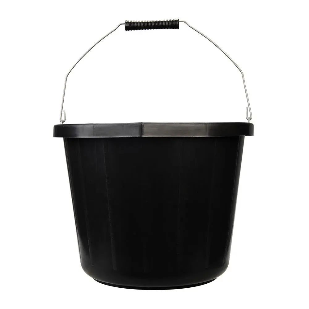 Silverline Heavy Duty Builders Bucket Black 15Ltr 999406 - Image 3