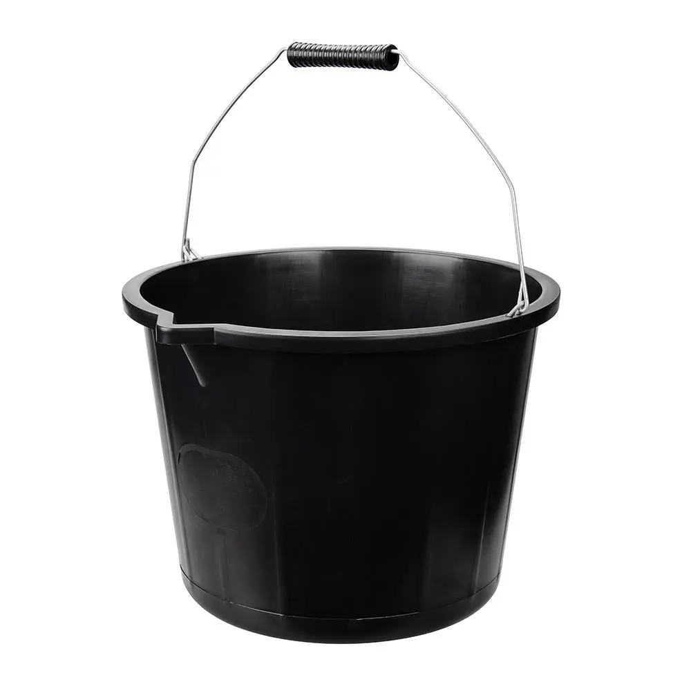 Silverline Heavy Duty Builders Bucket Black 15Ltr 999406 - Image 7