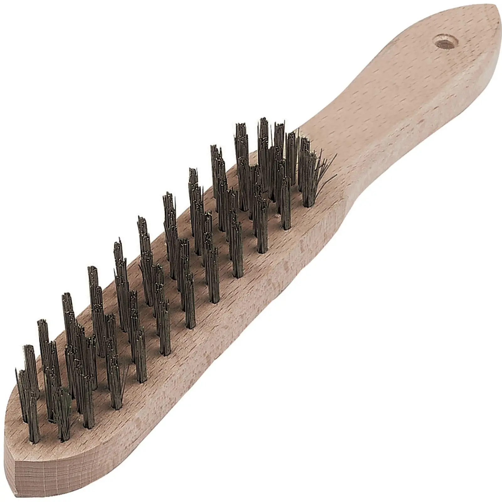 Silverline Heavy Duty Wire Brush 4 Row 290mm - Image 2