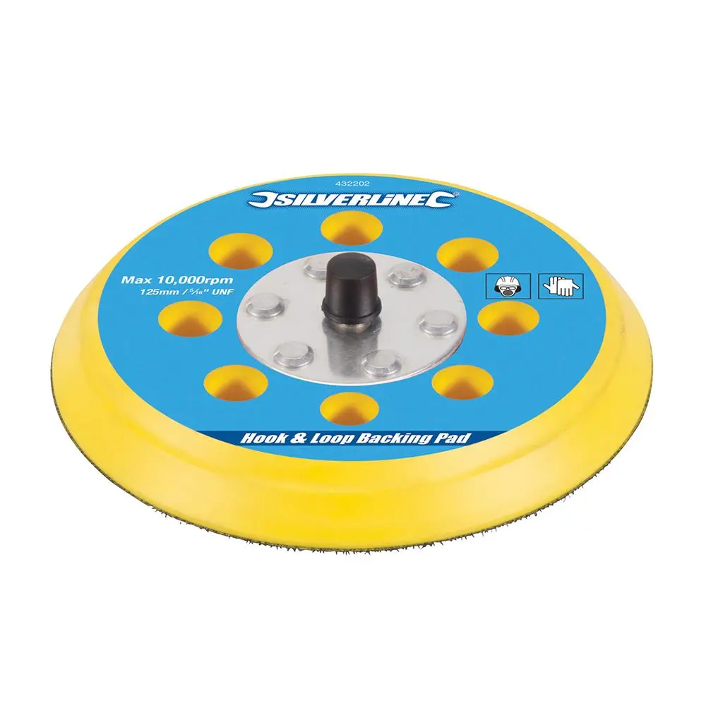 Silverline Hook & Loop Backing Pad 5/16" UNF 125 Or 150mm - Image 6