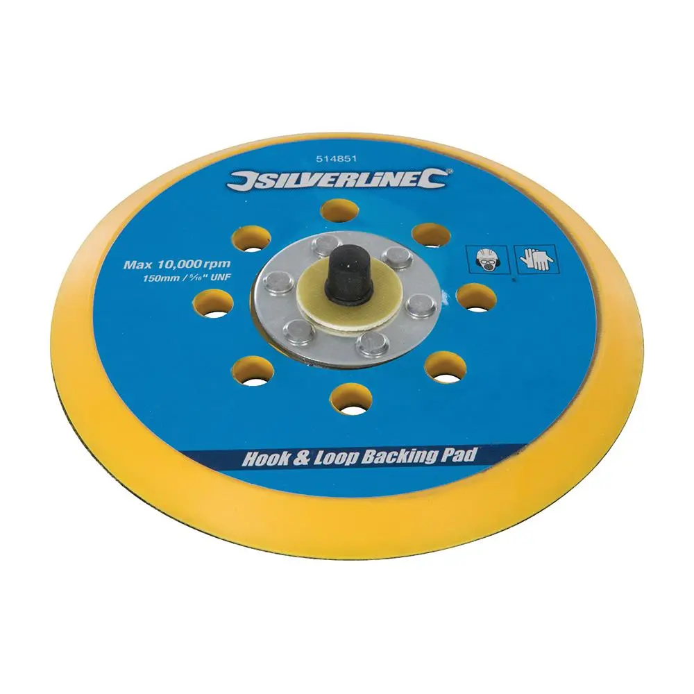 Silverline Hook & Loop Backing Pad 5/16" UNF 125 Or 150mm - Image 8