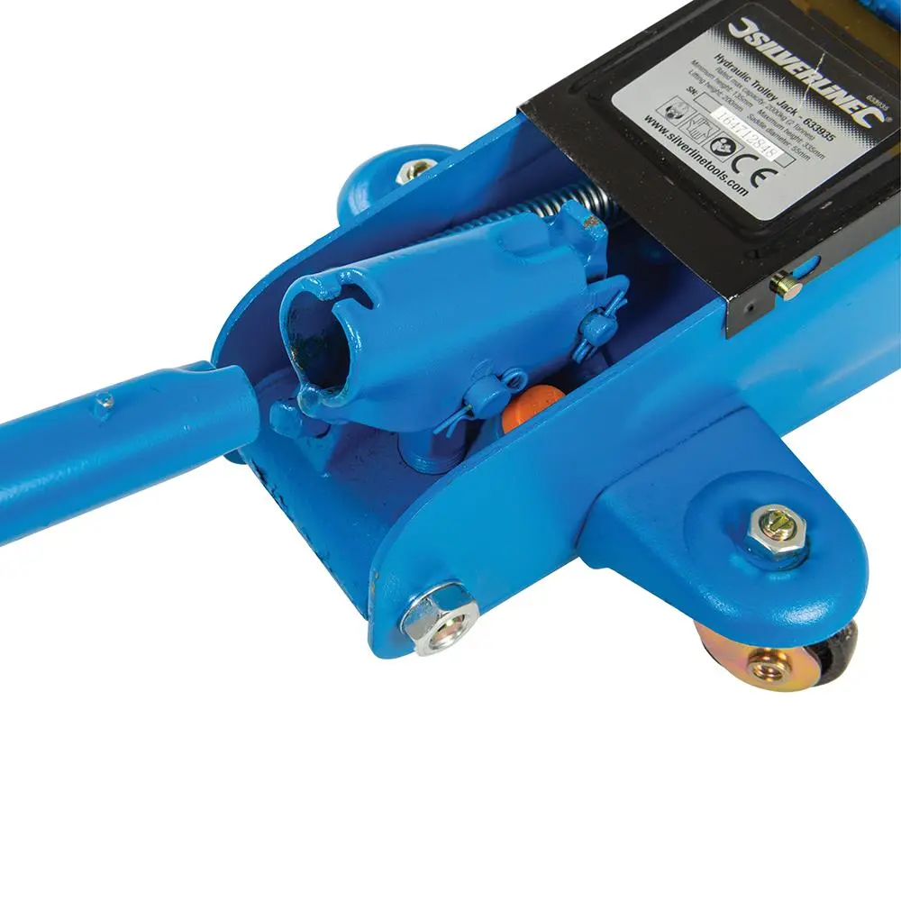Silverline Hydraulic Trolley Jack 2 Tonne 633935 - Image 9