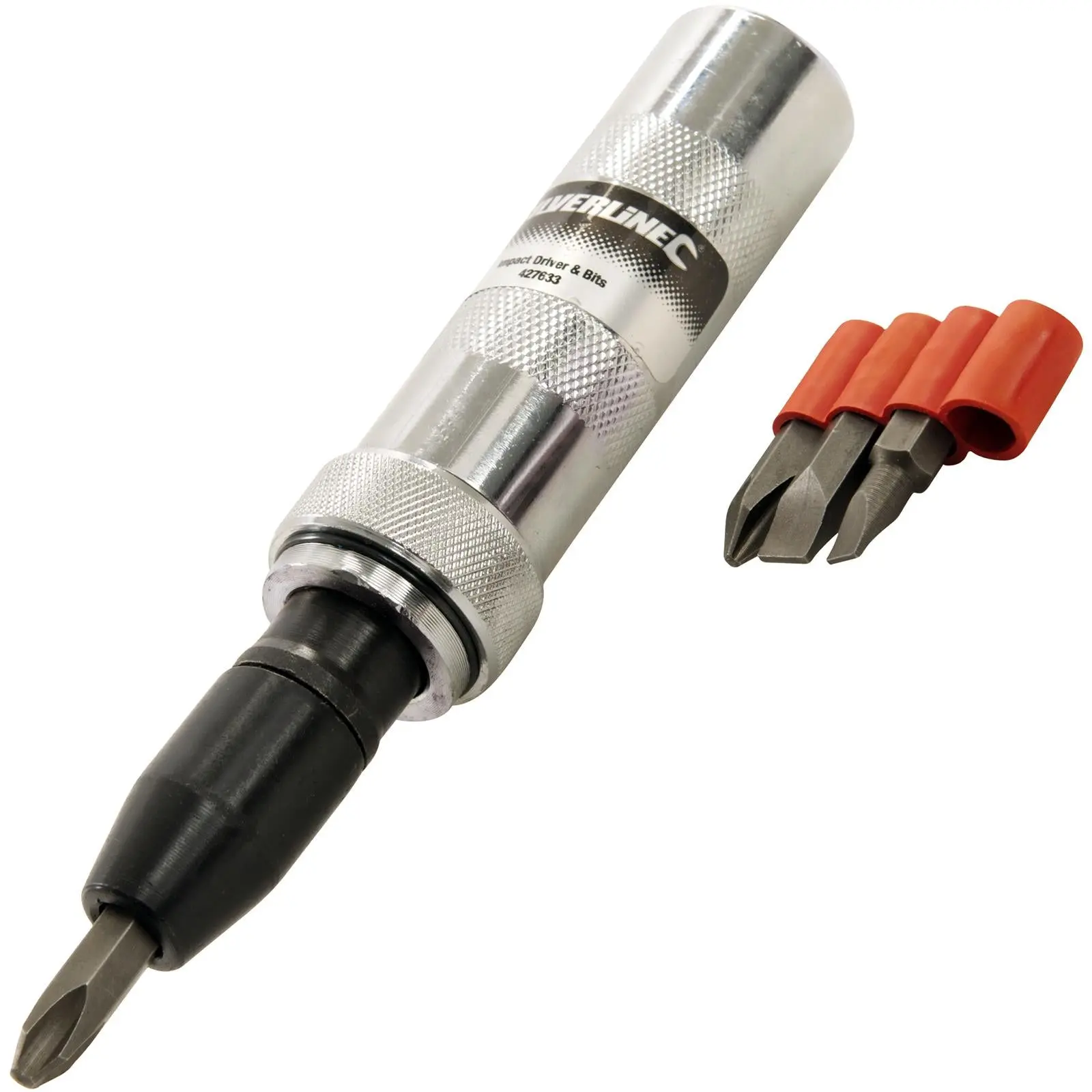 Silverline Impact Driver & Bits Driver Screwdriver Reversible Hammer - Image 3