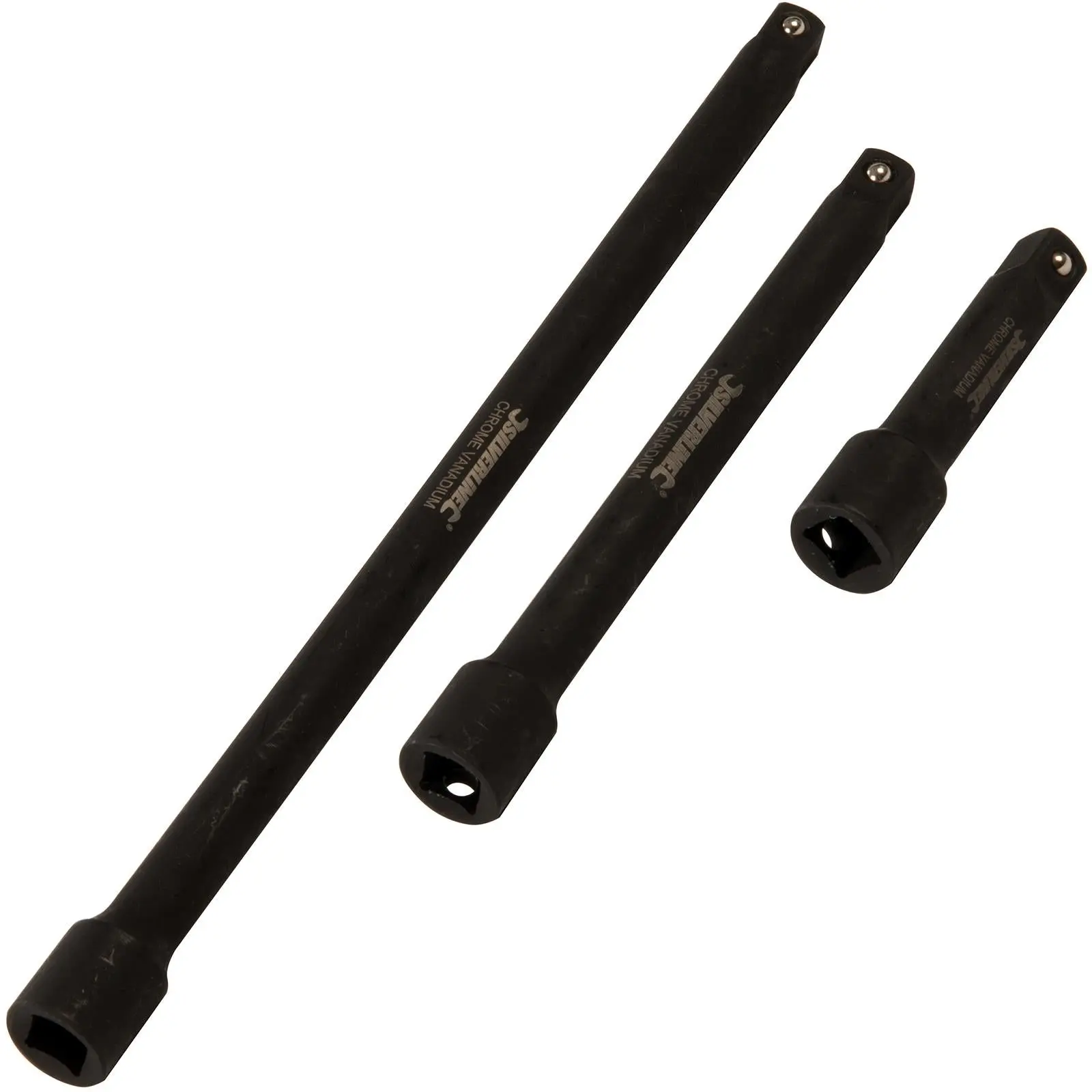 Silverline Impact Extension Bar Set 3/8" 3pce 75 150 250 mm - Image 4
