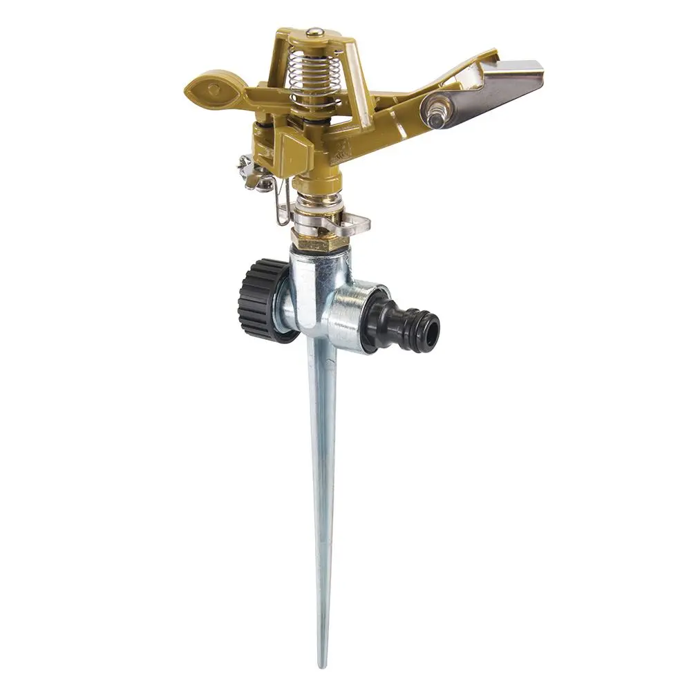 Silverline Impulse Garden Sprinkler Lawn Water Spray Hose Spiked Adjustable - Image 2
