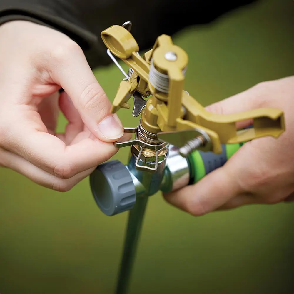 Silverline Impulse Garden Sprinkler Lawn Water Spray Hose Spiked Adjustable - Image 7
