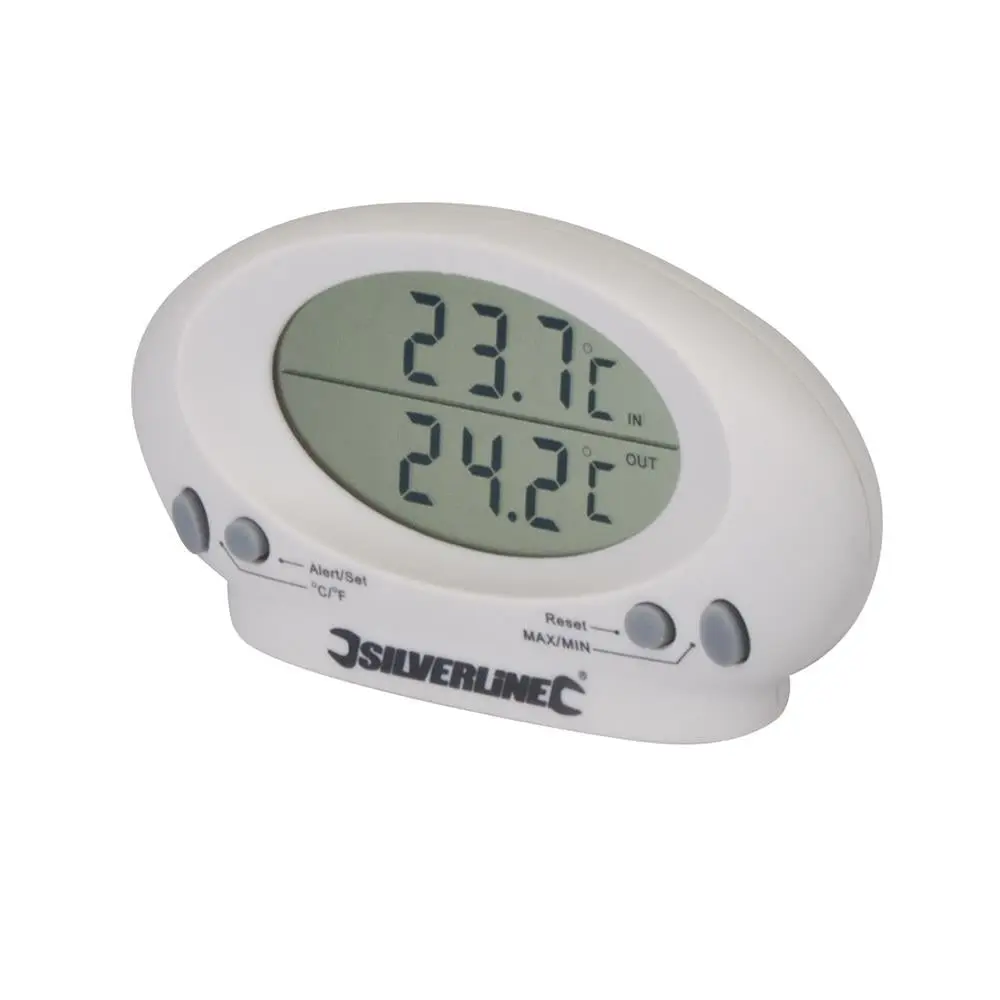 Silverline Indoor/Outdoor Digital Thermometer Temperature Kitchen Probe Sensor - Image 6