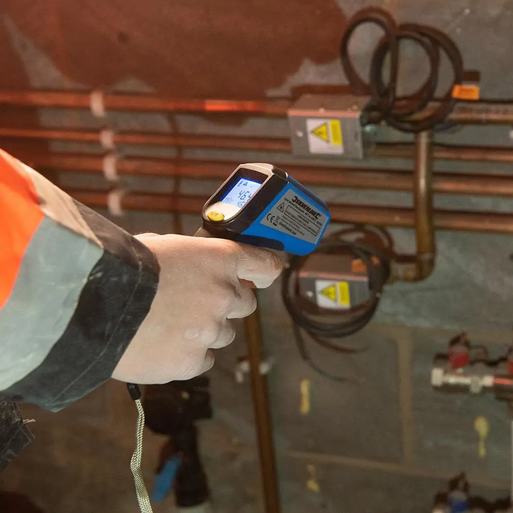 Silverline Laser Infrared Thermometer -38°C to +520°C 633726 - Image 2