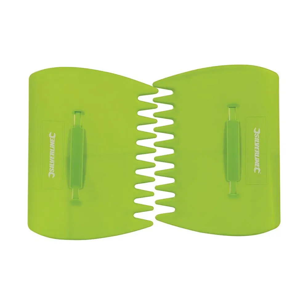 Silverline Leaf Collector 330x250mm Garden Waste Pronged Scoops Leaves - Image 3