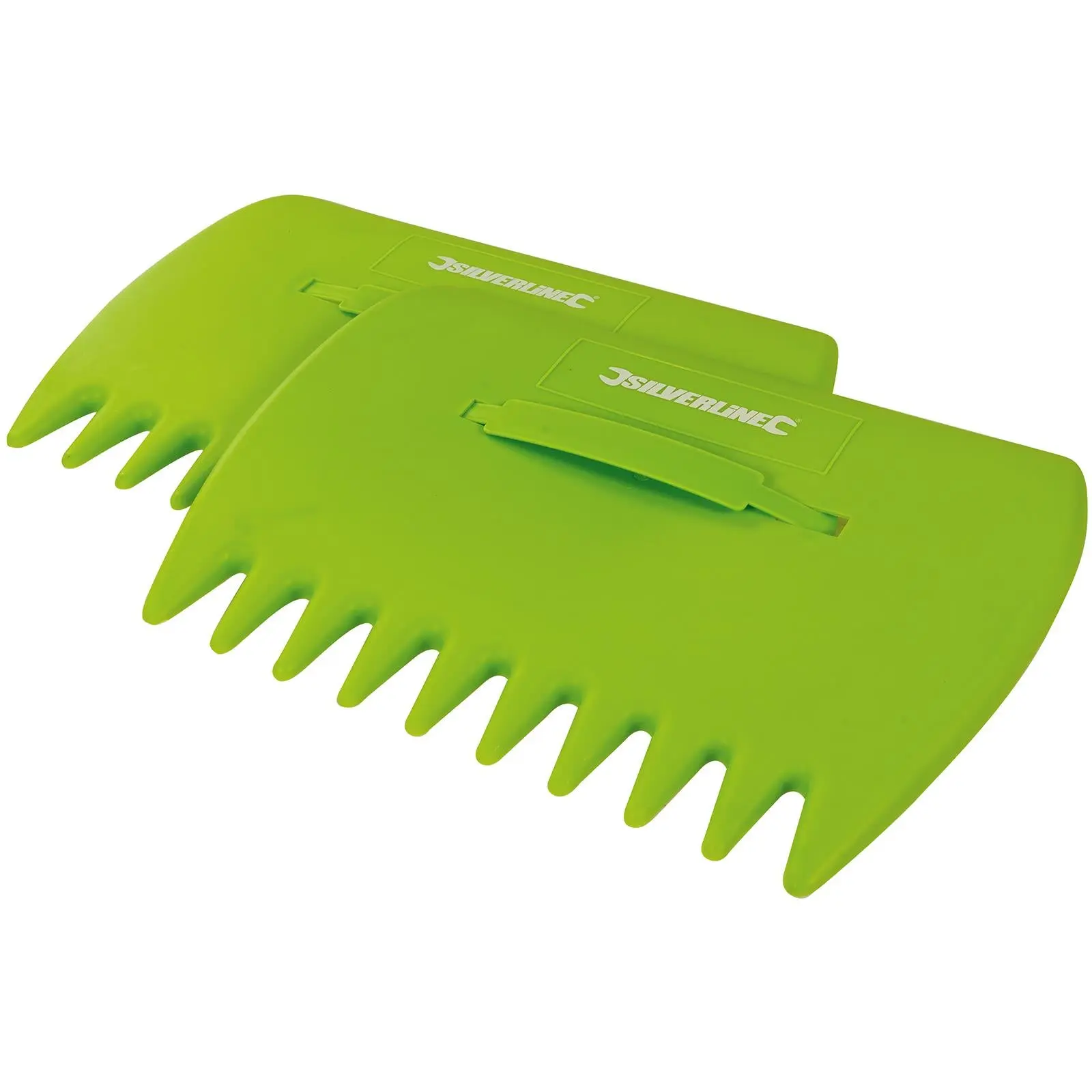 Silverline Leaf Collector 330x250mm Garden Waste Pronged Scoops Leaves - Image 6