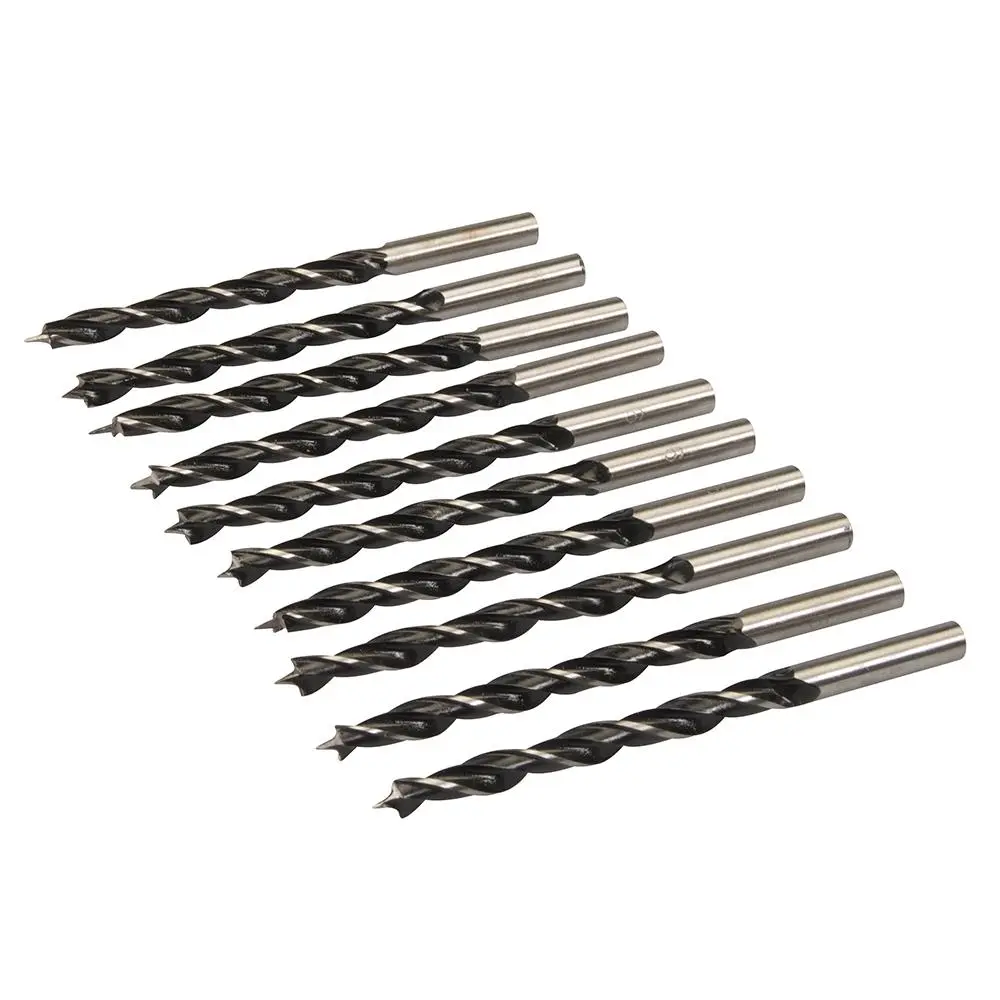 Silverline Lip & Spur Drill Bits 10pk 6mm 425714
