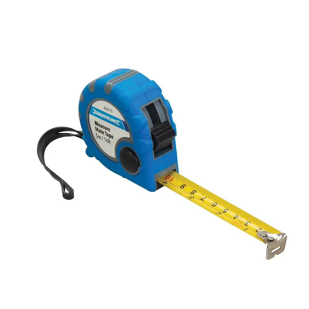 Silverline Measure Mate Tape 5m / 16ft x 19mm 868770 - Image 5