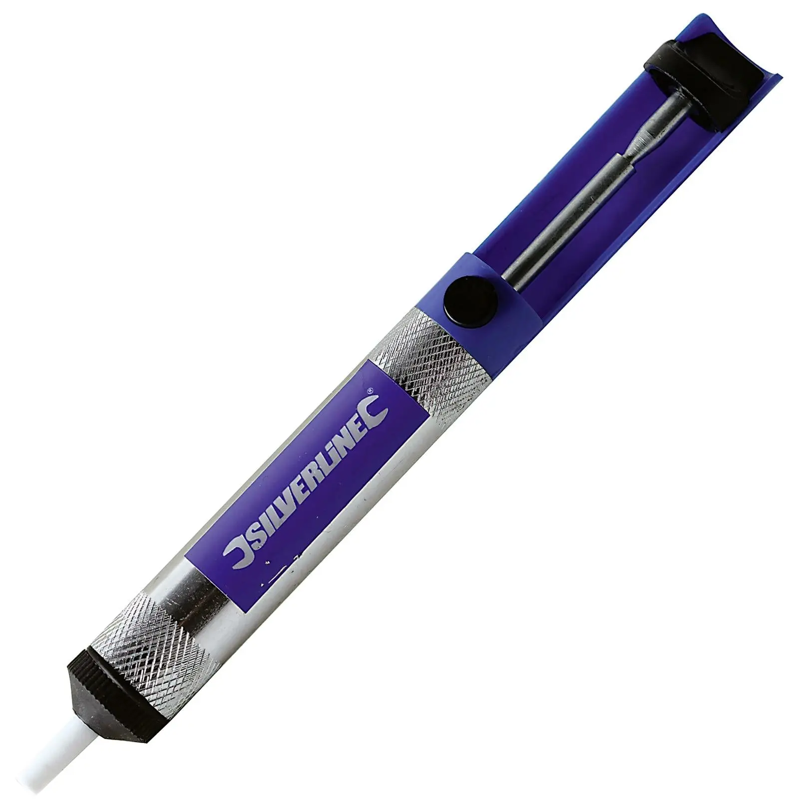 Silverline Metal Solder Sucker Removal Desolder Pump Anti-Static Desoldering Tip - Image 2
