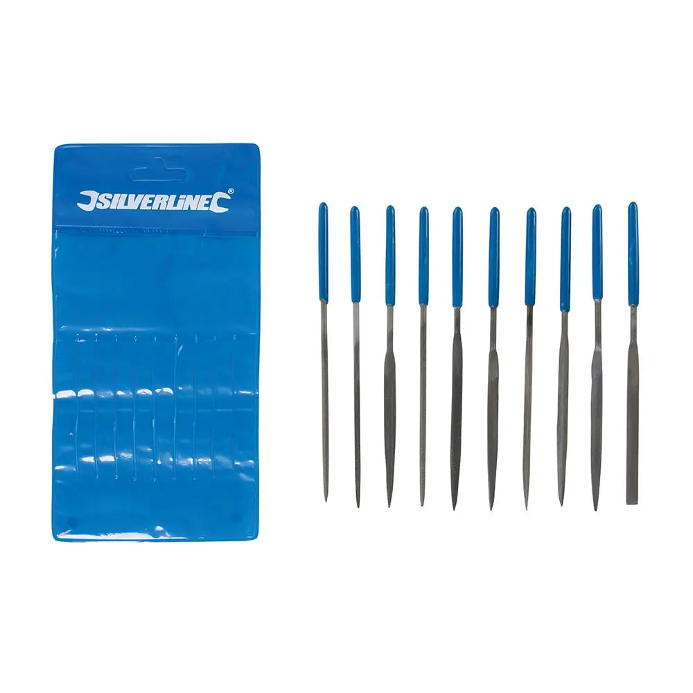 Silverline Needle File Set 10pce MS100 - Image 2